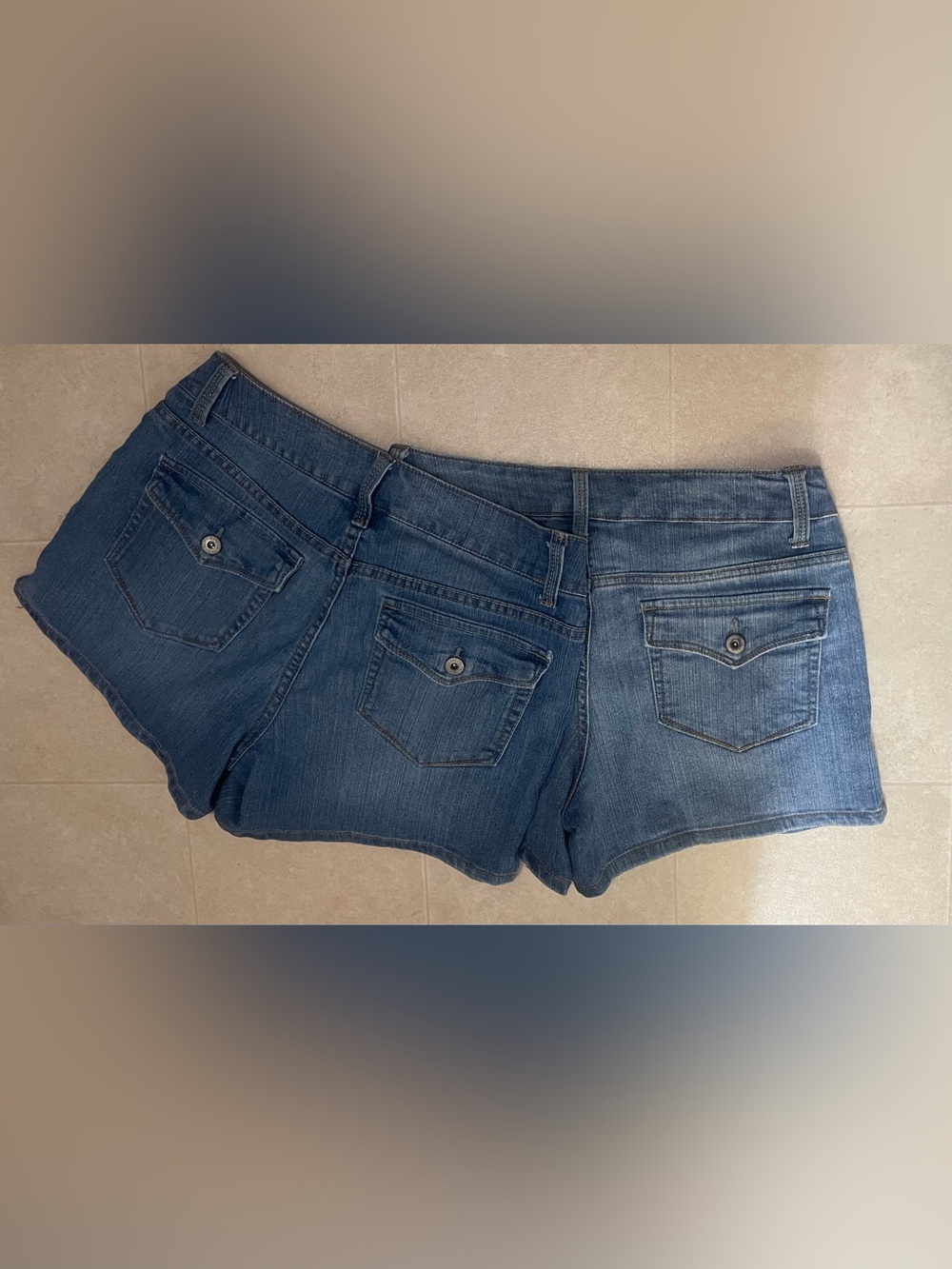 Faded Glory Denim Shorts - 2 pair same each. - Picture 2 of 3